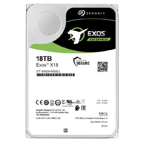 SEAGATE製 内蔵HDD ST18000NM000J 18TB Exos X18 3.5インチ 7200RPM ...