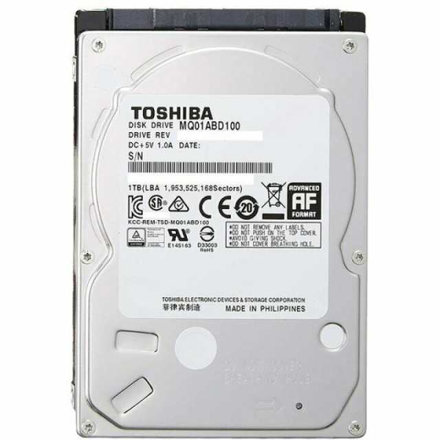 東芝 TOSHIBA製 内蔵ハードディスク HDD 1TB 2.5インチ SATA300 ...