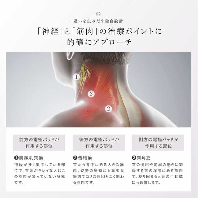 MYTREX DR. HEAT NECK 低周波治療器 ドクター ヒートネック 管理医療機器取得 肩こり 首こり ネックマッサージャー マッサージ