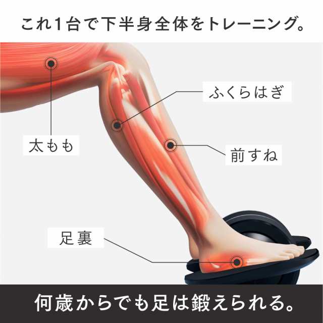 EMSフットローラー 健康器具 トレーニング 筋トレ  MYTREX ELEXA FOOT マイトレックス エレクサフット 歩行サポート つまづき防止 ふらつの通販は