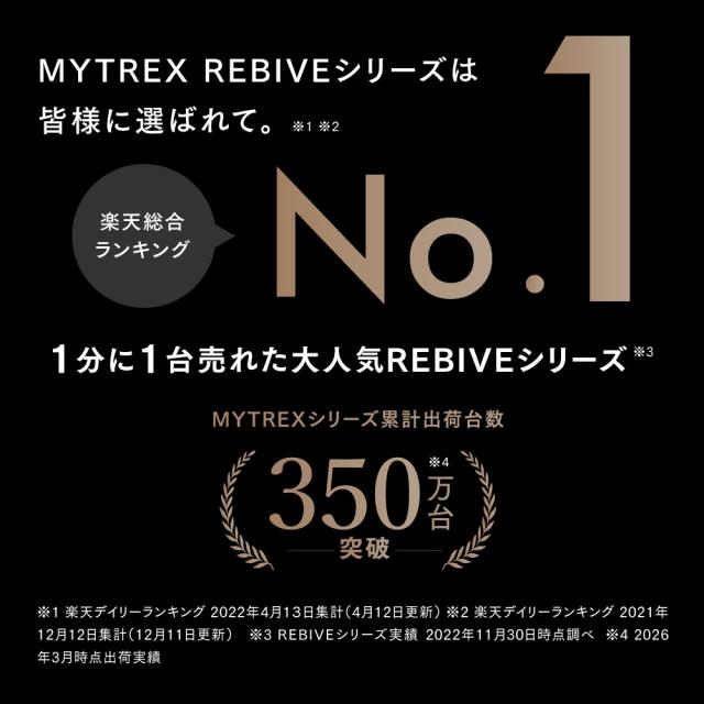 REBIVE EX PRO 肩こり 足 全身 筋膜リリース マッサージ器 フットマッサージャー マッサージ機 クリスマス ギフトプレゼント MYTREX マイトレックス 父の日_1