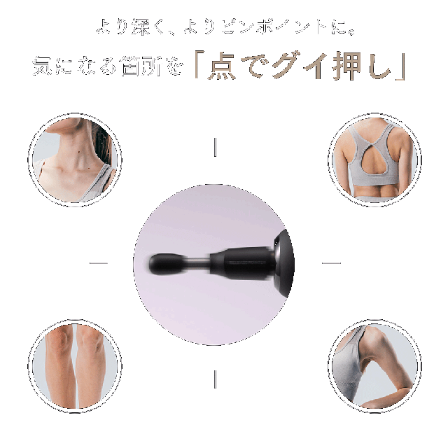 MYTREX REBIVE ZEN専用 拡張アタッチメント ボディケア エイジングケア