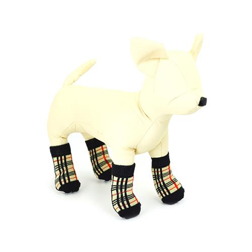 L’ange ドッグソックス DOG SOCKS チェック ベージュ 犬用 Sサイズの通販はau PAY マーケット ロゴスペットサイト