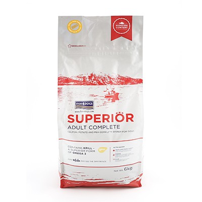 【正規輸入品】フィッシュ4ドッグ スーペリア アダルト犬用 12kg（6kg×2）の通販は