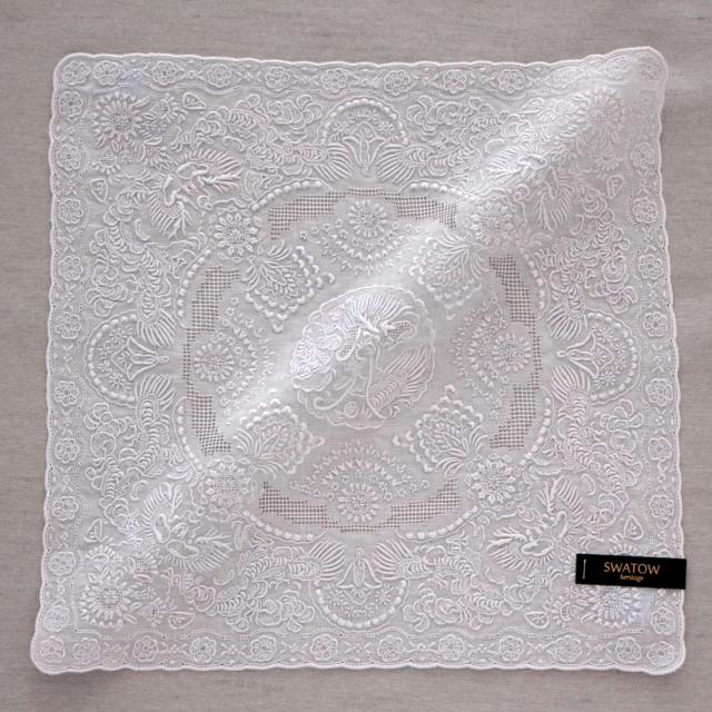 送料無料】汕頭手刺繍 ハンカチ 7516の通販はau PAY マーケット