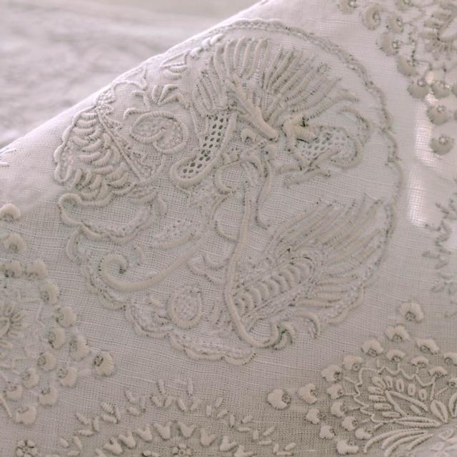 汕頭　ハンカチ 送料無料】汕頭手刺繍 ハンカチ 静夜思 | レディース,スワトウ
