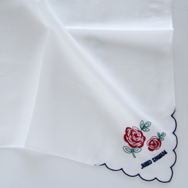 81%OFF!】 ジュンコシマダ ガーゼハンカチ 0001 ブルー