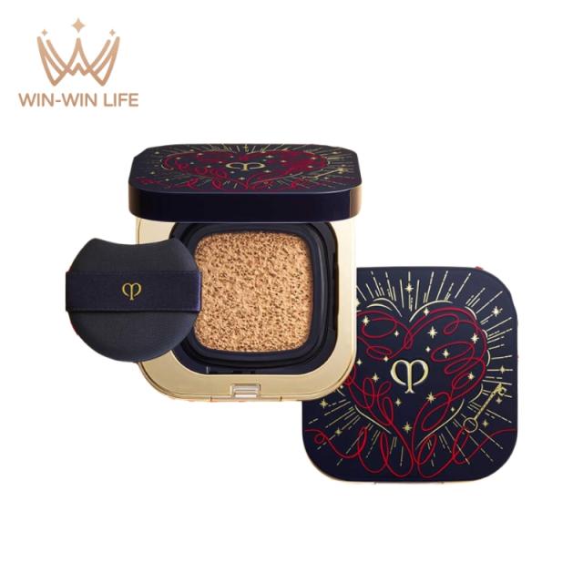 クレ・ド・ポー ボーテ タンクッションエクラ ルミヌ ファンデーション 15g & LUMINIZING LOVE COLLECTION 2025 専用ケース 本体セット パフ付き 限定品 数量限定 華やかなつや肌 うるおい みずみずしい バラの豊かな香り CPB cpb 資生堂 SHISEIDO shiseido