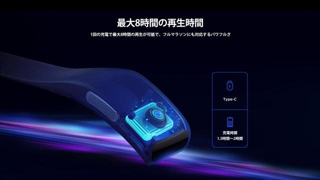 ワイヤレス イヤホン Bluetooth HAKII MIX ハキイ無界 スウェットバンド式 ワイヤレスイヤホン Bluetoothイヤホン イヤフォン オープンイヤー 耳を塞がない オンライン 防水 スポーツ 8時間使用 送料無料_8