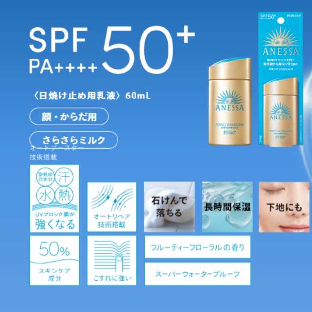 アネッサ パーフェクトUV スキンケアミルクNA トライアルセットa 60ml 日焼け止め乳液 + 12ml スキンセラム  日中用UVミルクと夜用美肌セの通販はau PAY マーケット - WIN-WIN LIFE au二号店 | au PAY マーケット－通販サイト