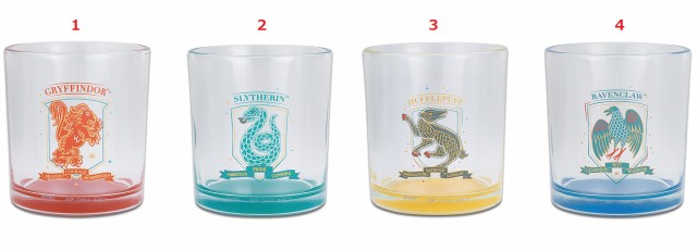 一番くじ WIZARDING WORLD D賞 カラーボトムグラス 全4種 単品販売