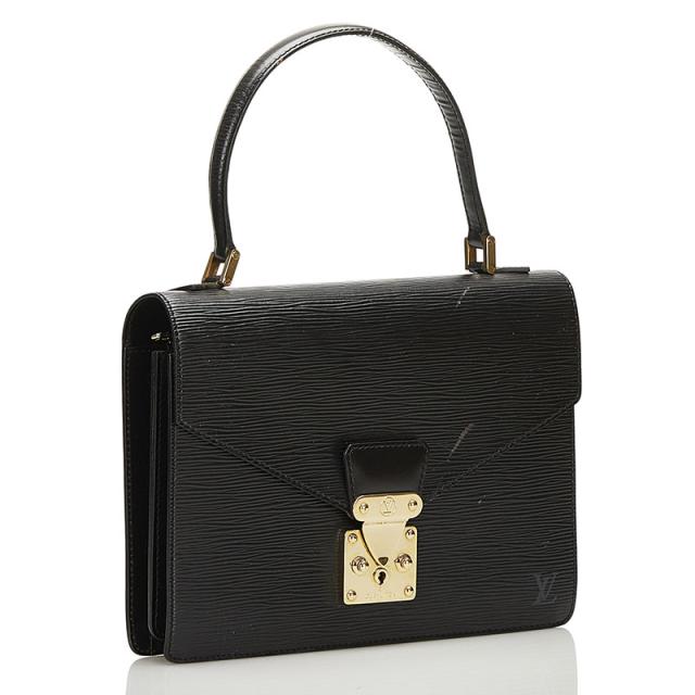 ルイ ヴィトン エピ コンコルド ハンドバッグ M52132 ノワール ブラック レザー レディース LOUIS VUITTON 【中古】_1