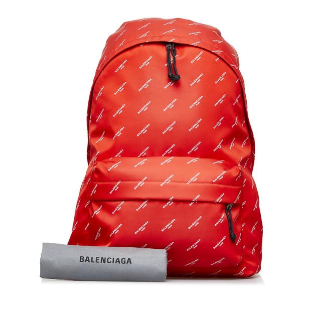 バレンシアガ エクスプローラー リュック バックパック 503221 レッド ナイロン キャンバス メンズ BALENCIAGA 【中古】_8