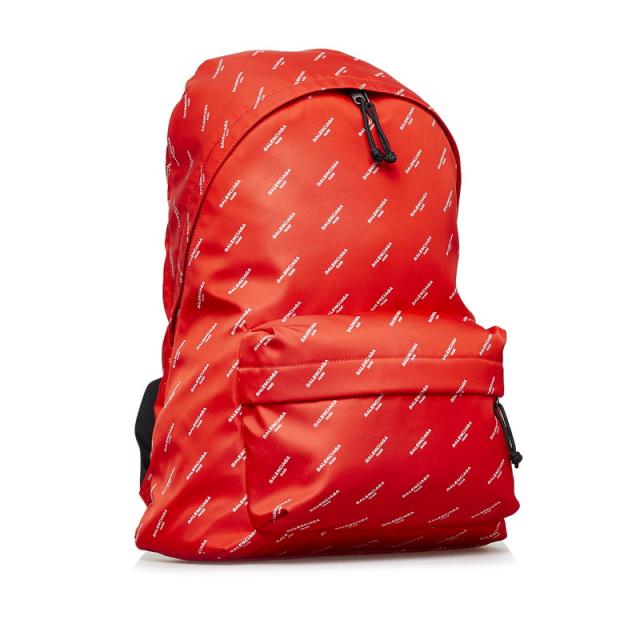 バレンシアガ エクスプローラー リュック バックパック 503221 レッド ナイロン キャンバス メンズ BALENCIAGA 【中古】_1