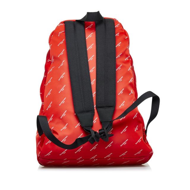 バレンシアガ エクスプローラー リュック バックパック 503221 レッド ナイロン キャンバス メンズ BALENCIAGA 【中古】_2