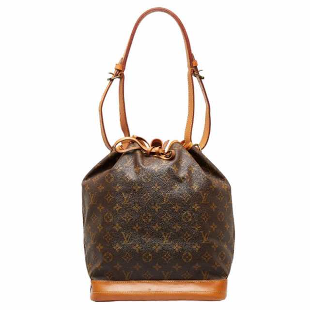 セール LOUIS VUITTON ルイ・ヴィトン モノグラム ノエ ショルダーバッグ 巾着 バッグ ブラウン PVC レディース M42224 USED