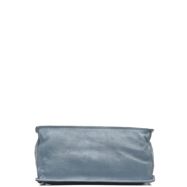 プラダ エティット ショルダーバッグ トートバッグ 1BG122 ブルー レザー レディース PRADA 【中古】_3