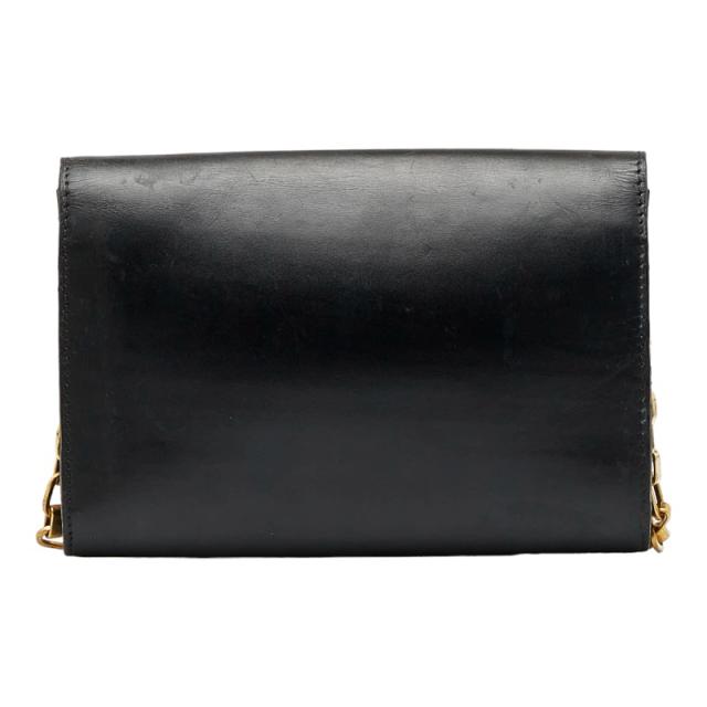 ルイ ヴィトン ポシェットルイーズMM チェーン ショルダーバッグ M41279 ノワール ブラック レザー レディース LOUIS VUITTON 【中古】 ルイ ヴィトン ポシェットルイーズMM チェーン ショルダーバッグ