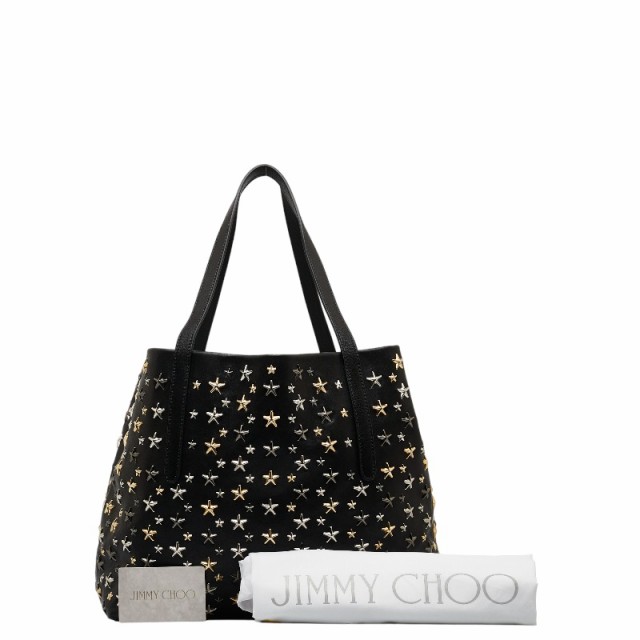 ジミーチュウ ソフィアM トート スター スタッズ ショルダーバッグ トートバッグ ブラック レザー レディース JIMMY CHOO 【中古】  トートバッグ