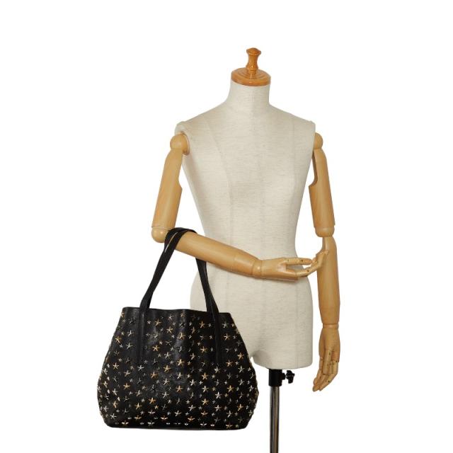 ジミーチュウ ソフィアM トート スター スタッズ ショルダーバッグ トートバッグ ブラック レザー レディース JIMMY CHOO 【中古】_8