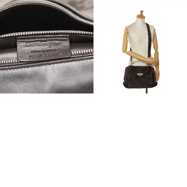 サルヴァトーレフェラガモ ガンチーニ ソフィア パイソン シルバー金具