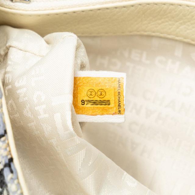 シャネル ワイルドステッチ ココマーク ツイード シルバー金具