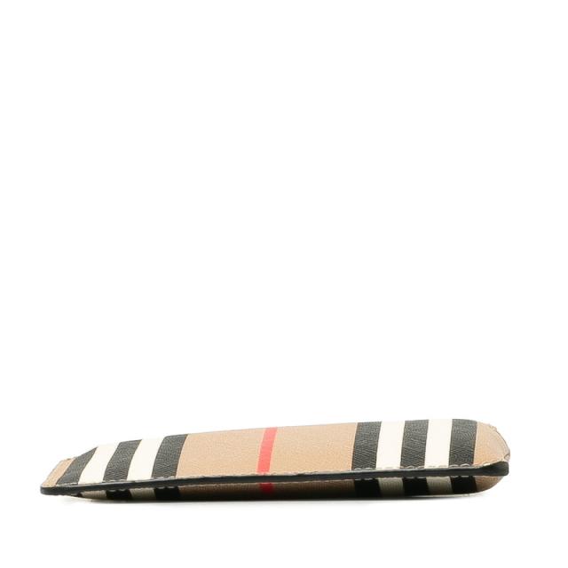 バーバリー チェック コインケース ベージュ マルチカラー PVC レザー レディース BURBERRY 【中古】_3