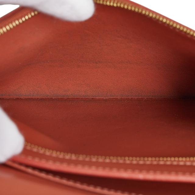 【美品】セリーヌ　ラージ　ストラップファンクション　お財布　折財布　 バイカラー リピーター続出！セリーヌの二つ折り財布からバイカラーが美しい