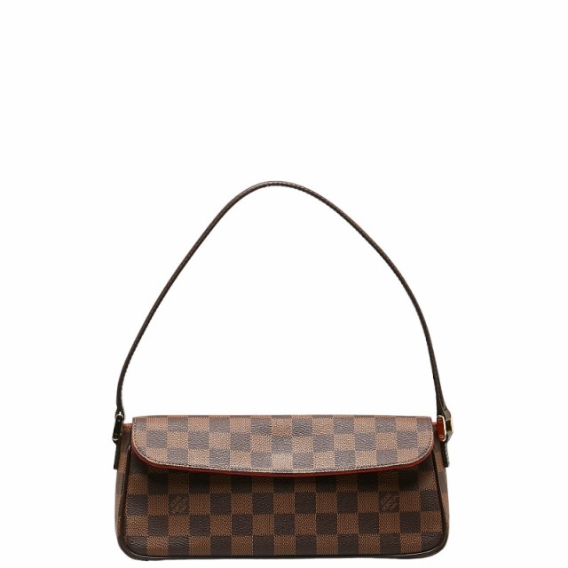 ルイ ヴィトン ダミエ レコレータ ショルダーバッグ ハンドバッグ N51299 ブラウン PVC レザー レディース LOUIS VUITTON 【中古】