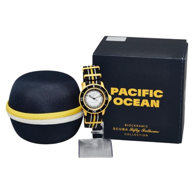 スウォッチ ×ブランパン PACIFIC OCEAN 腕時計 SO35P100 自動巻き
