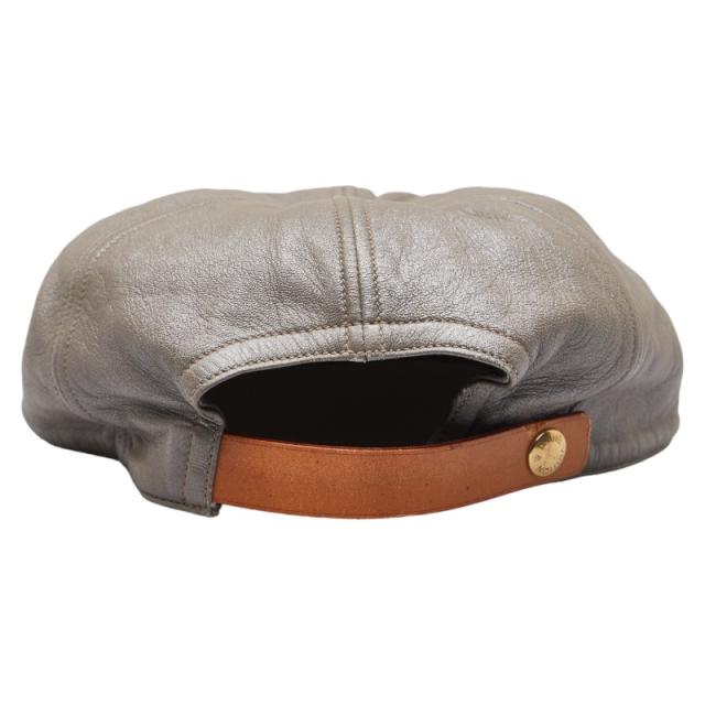 Louis Vuitton ルイヴィトン　帽子　キャップ　レザーキャップ ルイ ヴィトン キャップ 帽子 グレー レザー メンズ LOUIS