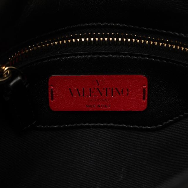 ヴァレンチノ キャンディスタッズ 斜め掛け チェーン ショルダーバッグ ブラック レザー レディース Valentino 【中古】_6