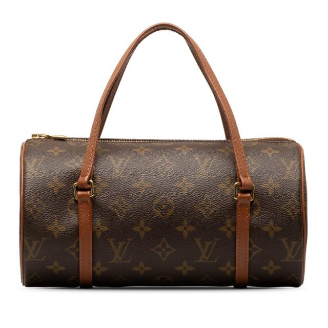 ルイ ヴィトン モノグラム パピヨン26(旧) ハンドバッグ M51386 ブラウン PVC レザー レディース LOUIS VUITTON 【中古】の通販は