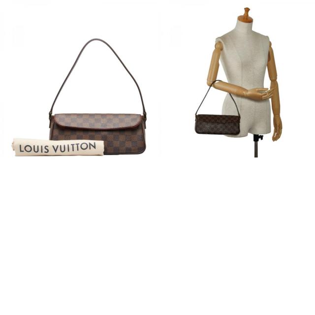 ルイ ヴィトン ダミエ レコレータ ショルダーバッグ ハンドバッグ N51299 ブラウン PVC レザー レディース LOUIS VUITTON 【中古】_9
