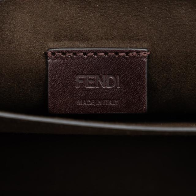 フェンディ カリグラフィー 斜め掛け ショルダーバッグ 8BT317 アイボリー ホワイト パテントレザー レディース FENDI 【中古】_6