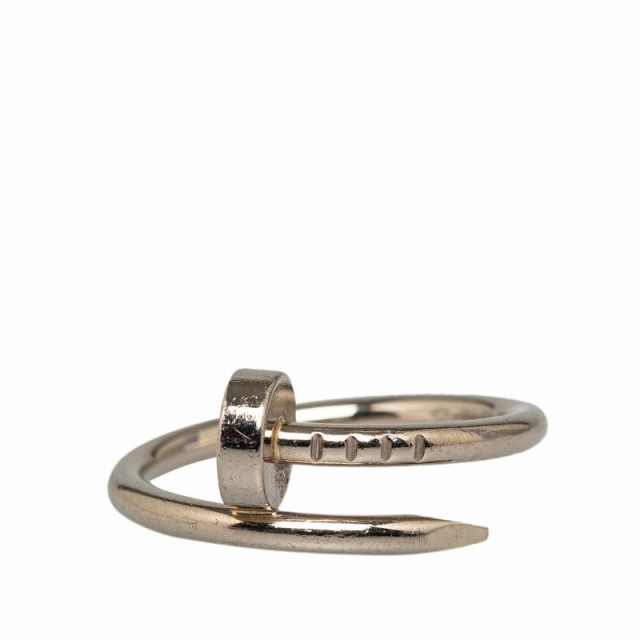 カルティエ ジュスト アン クル リング 指輪 K18WG ホワイトゴールド レディース CARTIER 【中古】の通販は