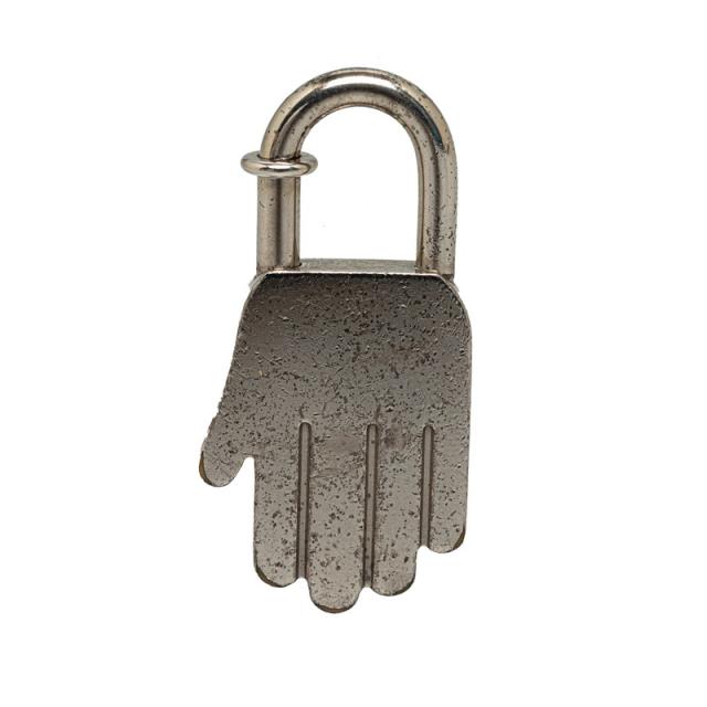 エルメス 2002年限定 ハンド カデナ パドロック 南京錠 シルバー