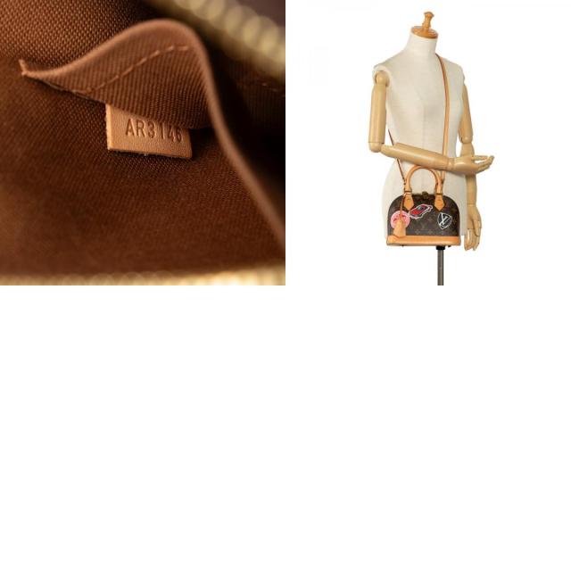 ルイ ヴィトン モノグラム アルマBB ワールドツアー ハンドバッグ ショルダーバッグ 2WAY M43230 ブラウン LOUIS VUITTON 【中古】 ルイ ヴィトン モノグラム アルマBB ワールドツアー ハンドバッグ