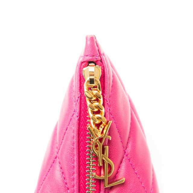 サンローラン モノグラム ベルランゴ コインケース 小銭入れ 669925 ピンク レザー レディース SAINT LAURENT 【中古】の通販は