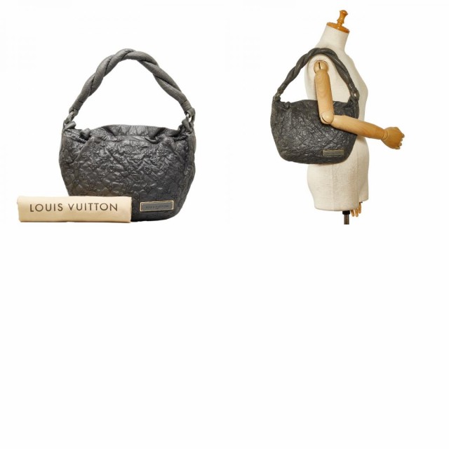 ルイ ヴィトン モノグラム オランプ ニンプスPM ショルダーバッグ M95475 グリペルル グレー ラムスキン LOUIS VUITTON 【中古】