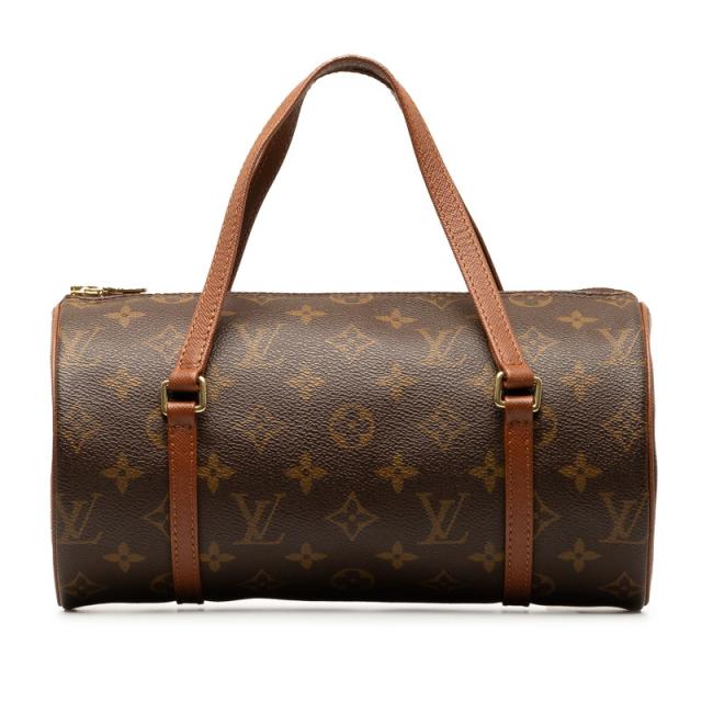 ルイ ヴィトン モノグラム パピヨン26 (旧) ハンドバッグ M51366 ブラウン PVC レザー レディース LOUIS VUITTON 【中古】の通販は