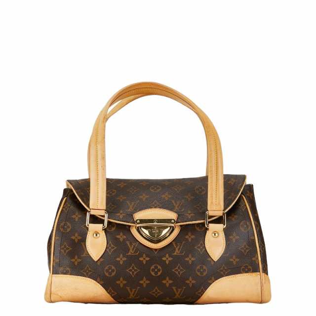 ルイ ヴィトン モノグラム ビバリーGM ハンドバッグ ショルダーバッグ M40120 ブラウン PVC レザー レディース LOUIS VUITTON 【中古】