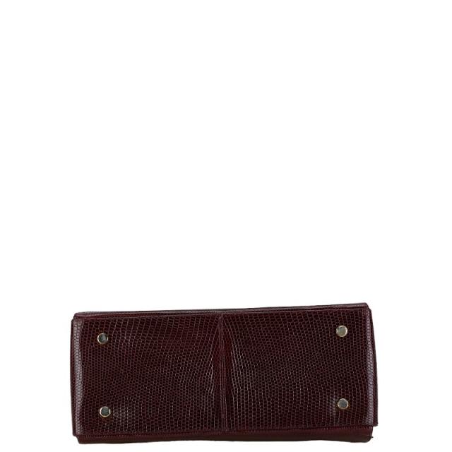 サルヴァトーレフェラガモ ガンチーニ ハンドバッグ ショルダーバッグ 2WAY E210536 ボルドー Salvatore Ferragamo 【中古】_4