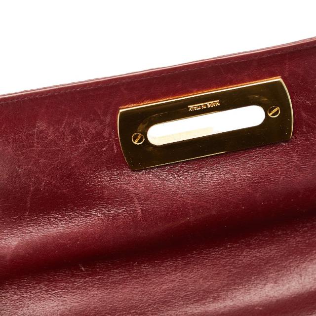 サルヴァトーレフェラガモ ガンチーニ ハンドバッグ ショルダーバッグ 2WAY E210536 ボルドー Salvatore Ferragamo 【中古】_6