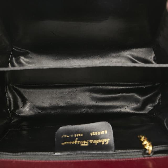 サルヴァトーレフェラガモ ガンチーニ ハンドバッグ ショルダーバッグ 2WAY E210536 ボルドー Salvatore Ferragamo 【中古】_8