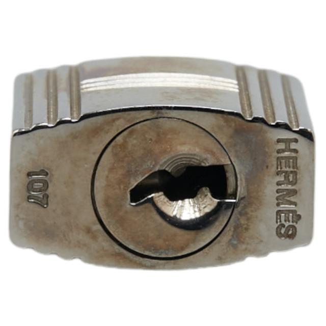 エルメス カデナ キー クロシェット 3点セット 南京錠 シルバー メタル