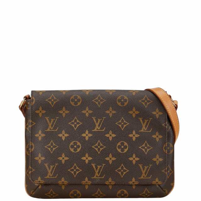 ルイ ヴィトン モノグラム ミュゼット タンゴ ショート ショルダーバッグ ハンドバッグ M51257 ブラウン PVC LOUIS VUITTON 【中古】