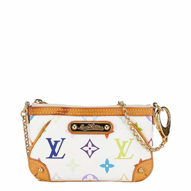 ルイ ヴィトン モノグラム マルチカラー ポシェット ミラPM ポシェット M60098 ブロン ホワイト PVC レザー LOUIS VUITTON 【中古】