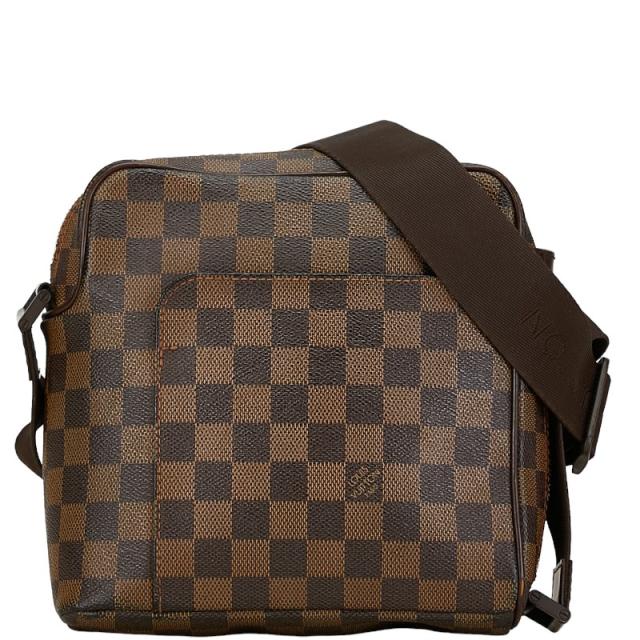 ルイヴィトン ショルダーバッグ 斜め掛け ダミエ オラフPM PVC ブラウン LOUIS VUITTON ルイヴィトン オラフPM ダミエ ショルダーバッグ