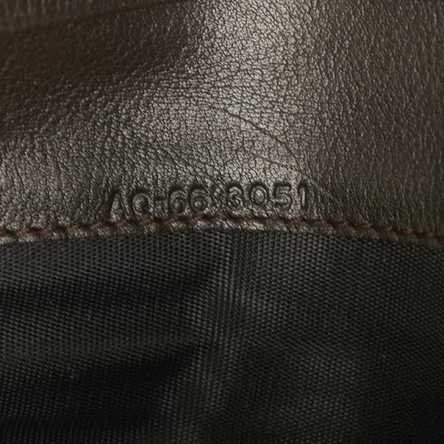 サルヴァトーレフェラガモ 長財布 ブラウン レザー メンズ Salvatore Ferragamo 【中古】
